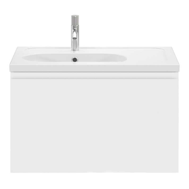 GoodHome Levanna 80 cm hvid vaskeskab