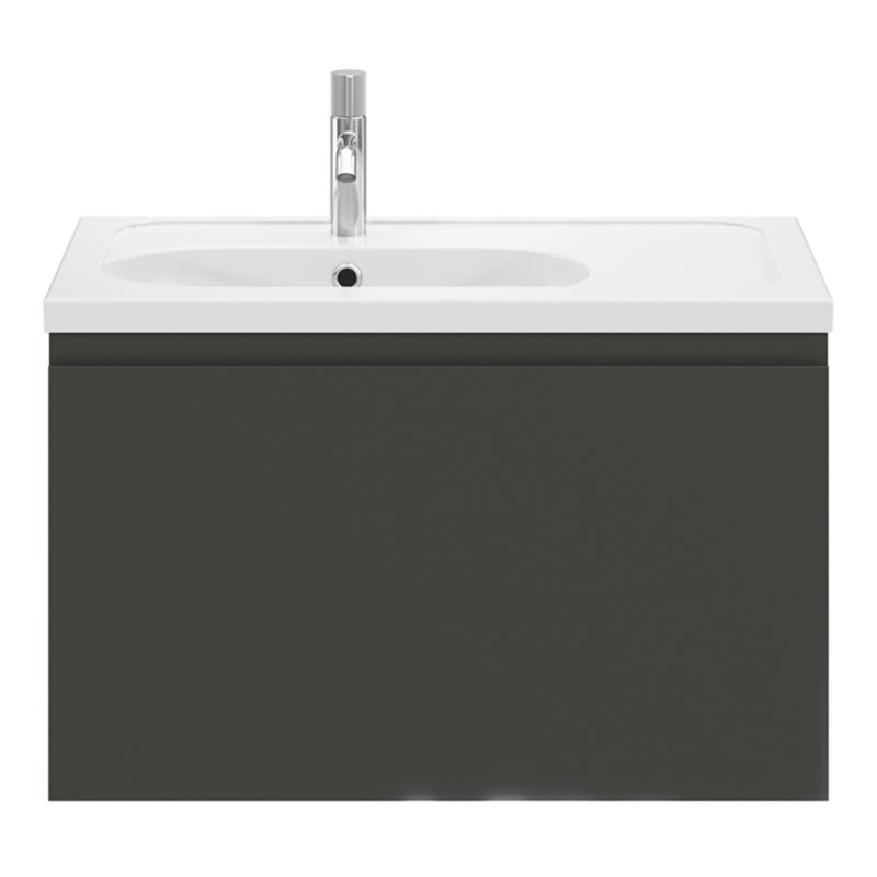 Vaskeskab Levanna 80x45x48 cm Grå | 5059340765761