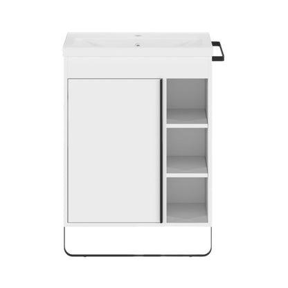 GoodHome Maza fritstående skabsmodul til vask 60 x 36 cm hvid