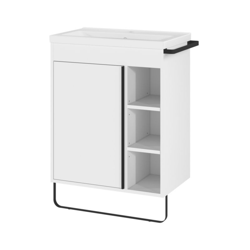GoodHome Maza fritstående skabsmodul til vask 60 x 36 cm hvid