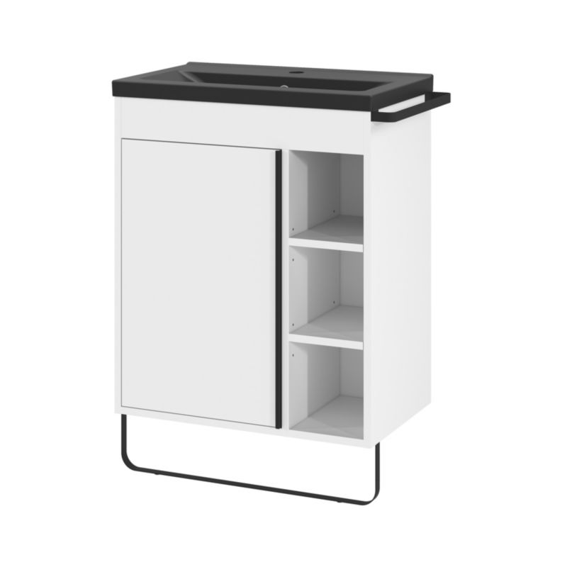 GoodHome Maza fritstående skabsmodul til vask 60 x 36 cm hvid