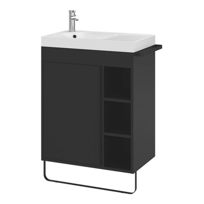 Stående vaskeskab GoodHome Maza 60 x 36 cm mat-sort