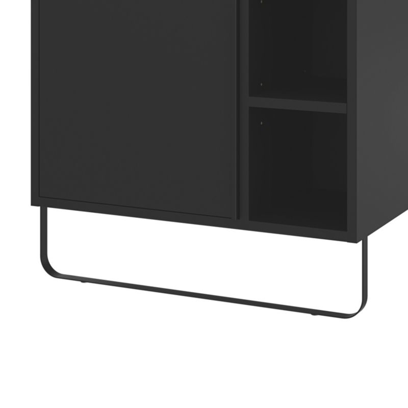 Stående vaskeskab GoodHome Maza 60 x 36 cm mat-sort