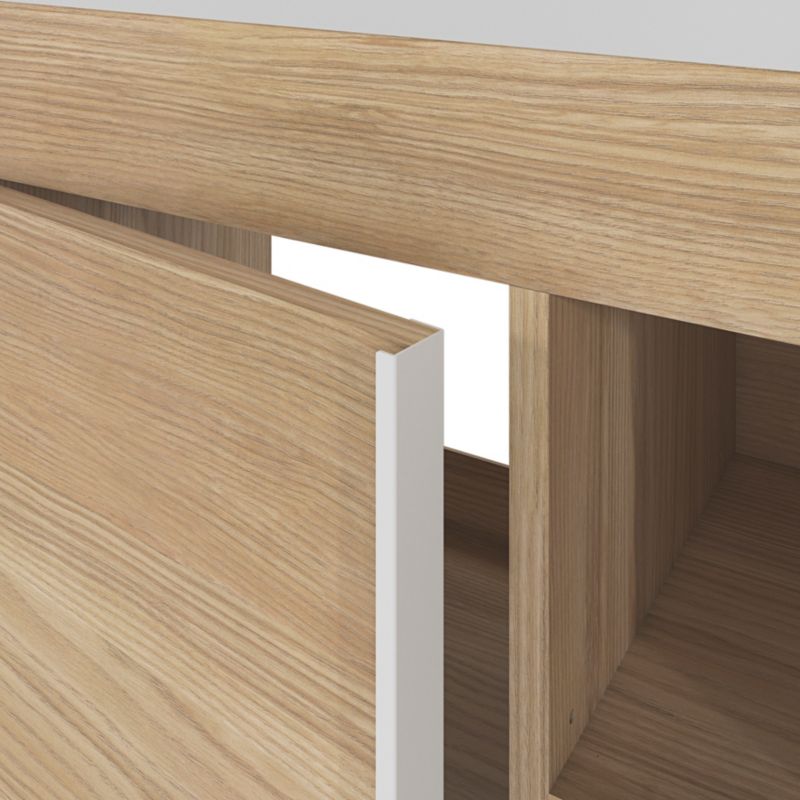 GoodHome Maza fritstående underskab til vask 60 x 36 cm i egetræ