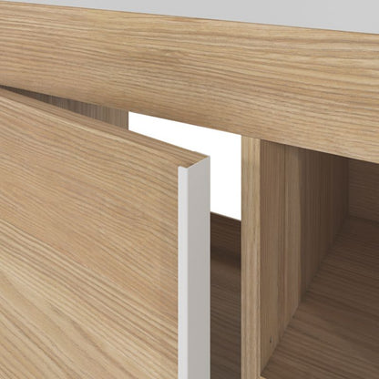 GoodHome Maza fritstående underskab til vask 60 x 36 cm i egetræ