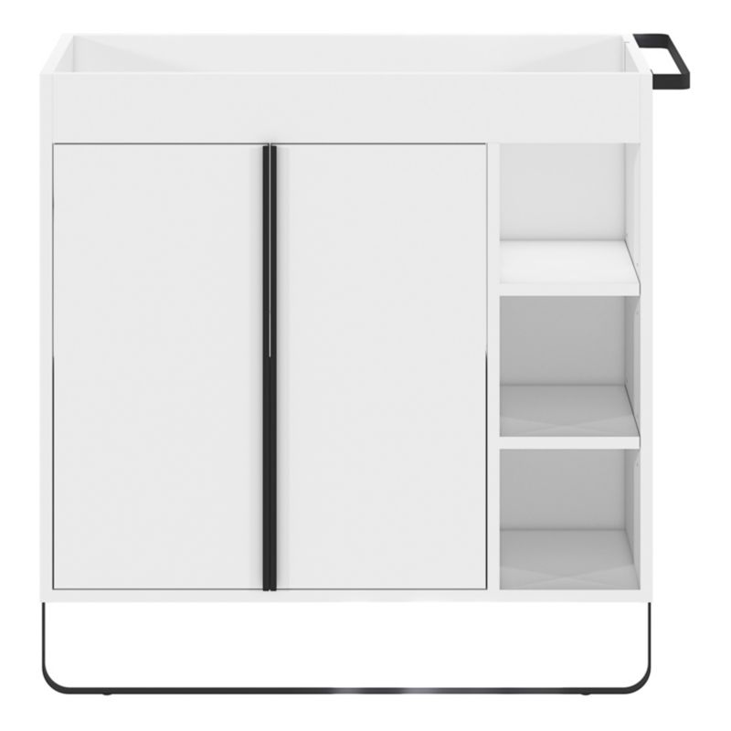 Stående vaskeskab GoodHome Maza 80 x 36 cm hvid