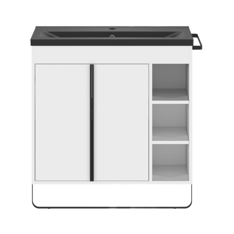 Stående vaskeskab GoodHome Maza 80 x 36 cm hvid