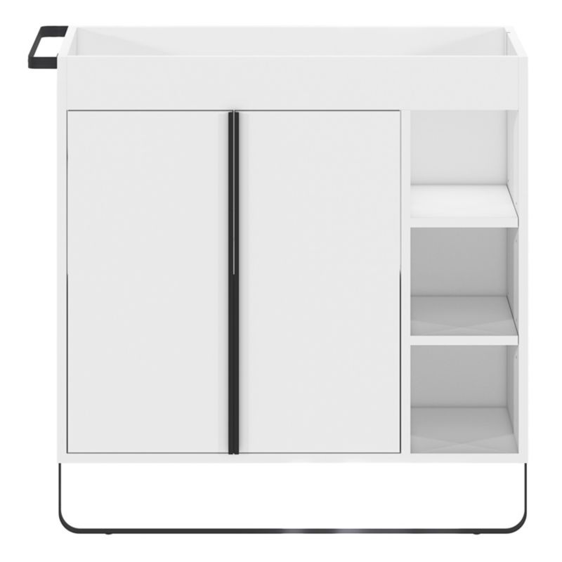 Stående vaskeskab GoodHome Maza 80 x 36 cm hvid