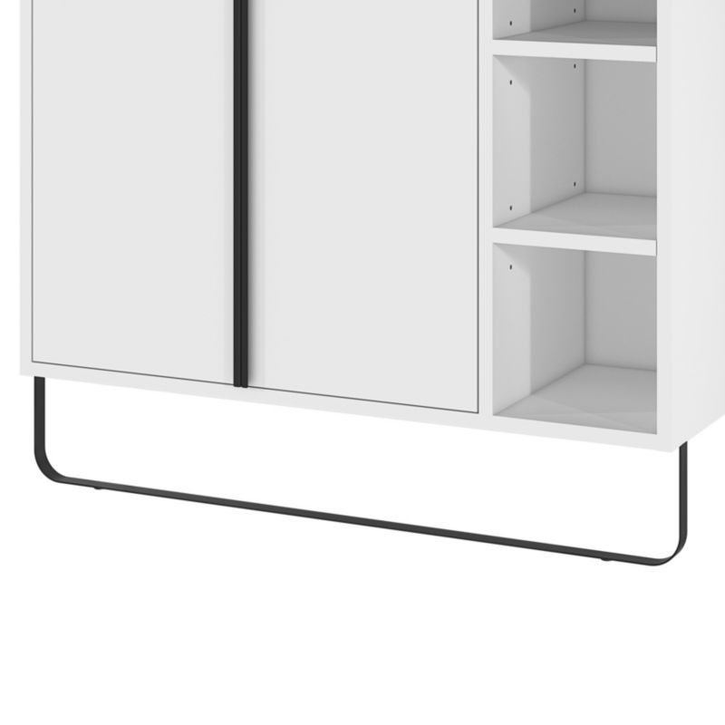 Stående vaskeskab GoodHome Maza 80 x 36 cm hvid