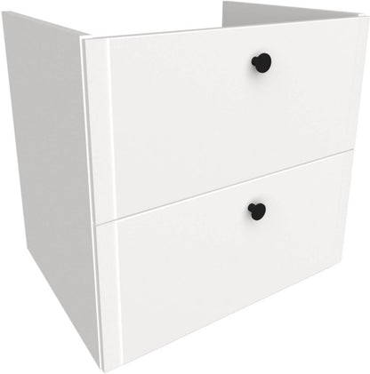 Mirano Azzura New 50 cm hvid vaskeskab til bordmontage