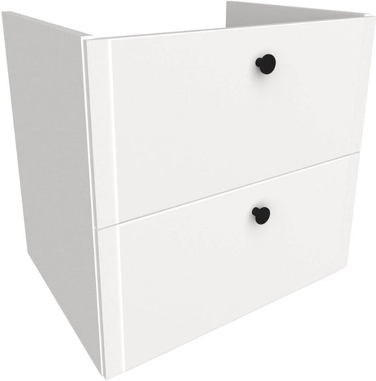 Mirano Azzura New 50 cm hvid vaskeskab til bordmontage