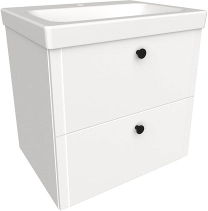 Mirano Azzura New 50 cm hvid vaskeskab til bordmontage