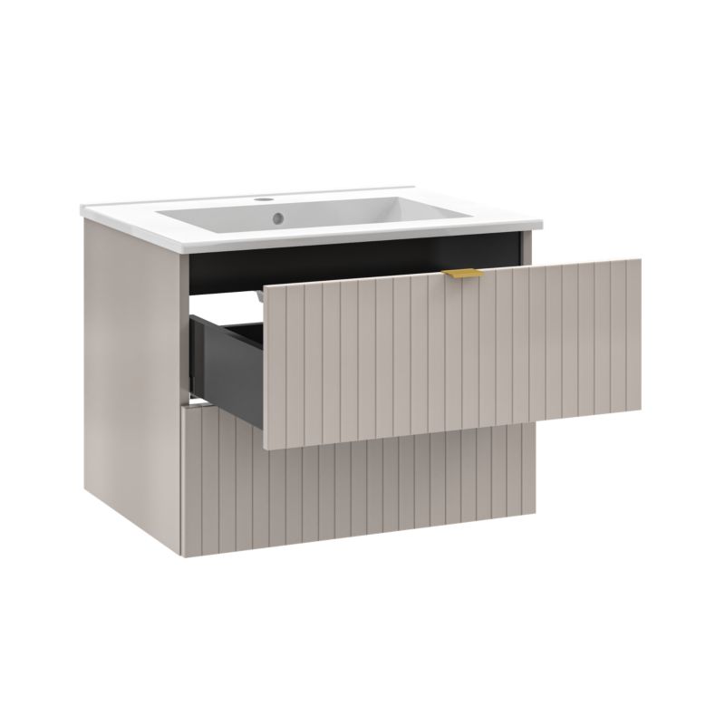 Hængeskab Under Håndvask 60 cm Kasmir 2 Skuffer