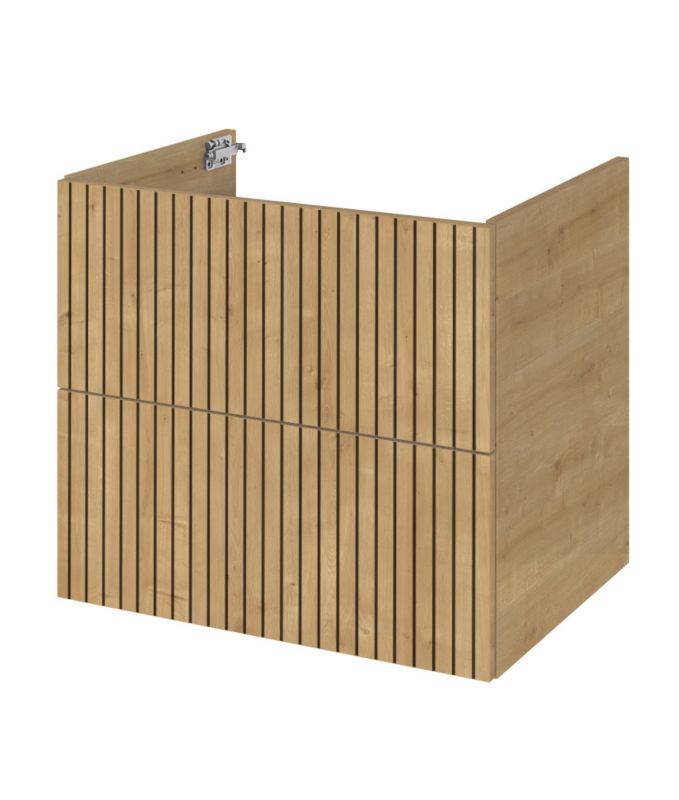 Roca Style væghængt vaskeskab 60 cm lys eg