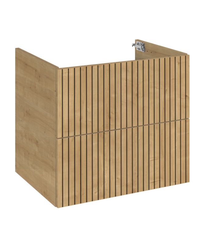 Roca Style væghængt vaskeskab 60 cm lys eg