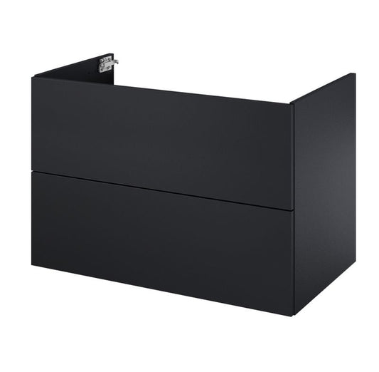 Roca Style væghængt vaskeskab 80 cm mat sort