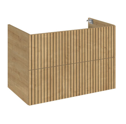 Roca Style vægmonteret skab til vask 80 cm lys eg