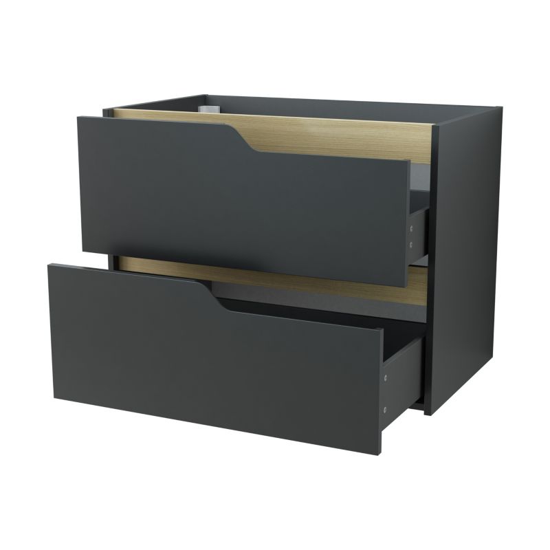Vaskeskab 80 cm Sort | 5063022736208