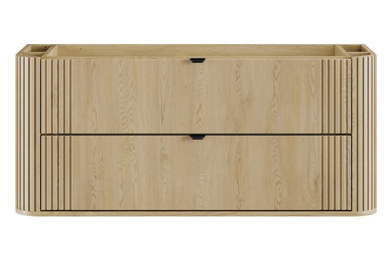 Underskab Ovalia Cremona Eg 120 cm 2 Skuffer Blød Lukning