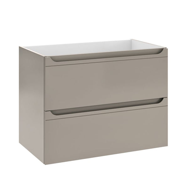 Væghængt underskab 80 cm taupe 2 skuffer | 5908271114257