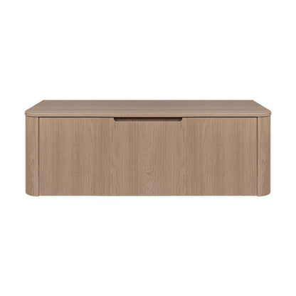 Hængende Underskab 120 cm Egetræ Riflet Front 1 stk.