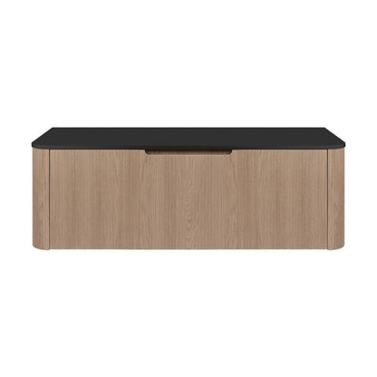Hængende Underskab 120 cm Egetræ Riflet Front 1 stk.
