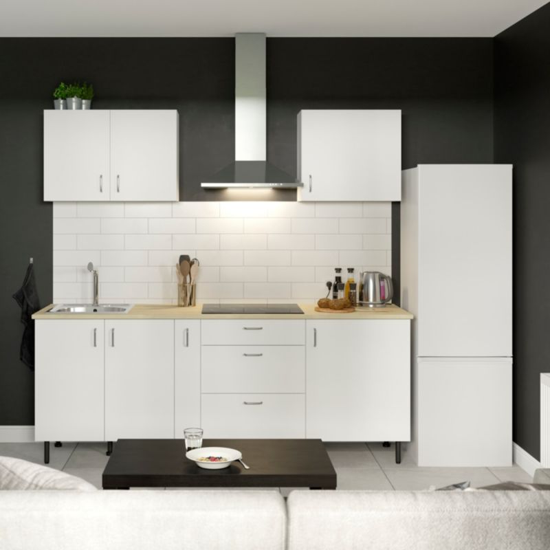 Køkkenoverskab 80 cm Hvid