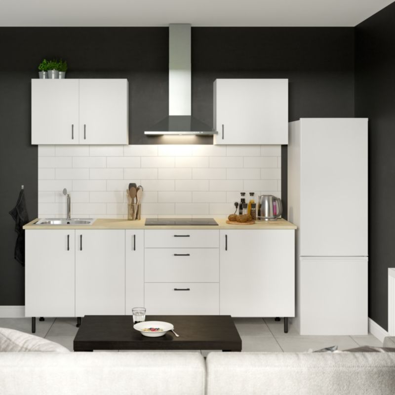 Køkkenoverskab 80 cm Hvid