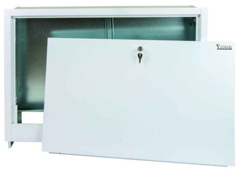 Indbygningsskab SZPM-7 109,5x12x57,5 cm til 16 Kredse