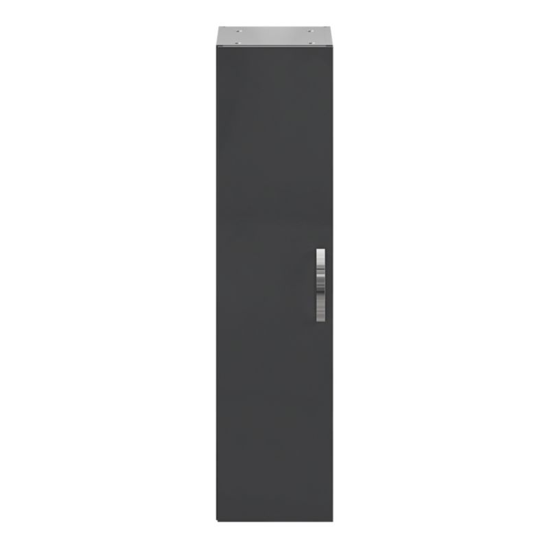 Vægskab Aruna 27,5 x 112 cm Grå Højglans