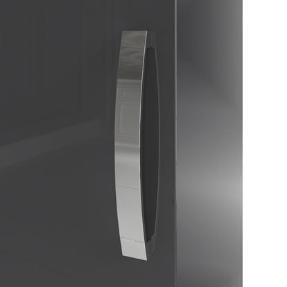 Vægskab Aruna 27,5 x 112 cm Grå Højglans