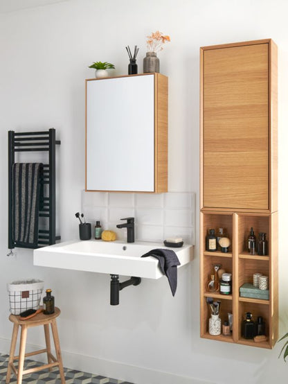 GoodHome Avela væghængt skab 40 cm i træ