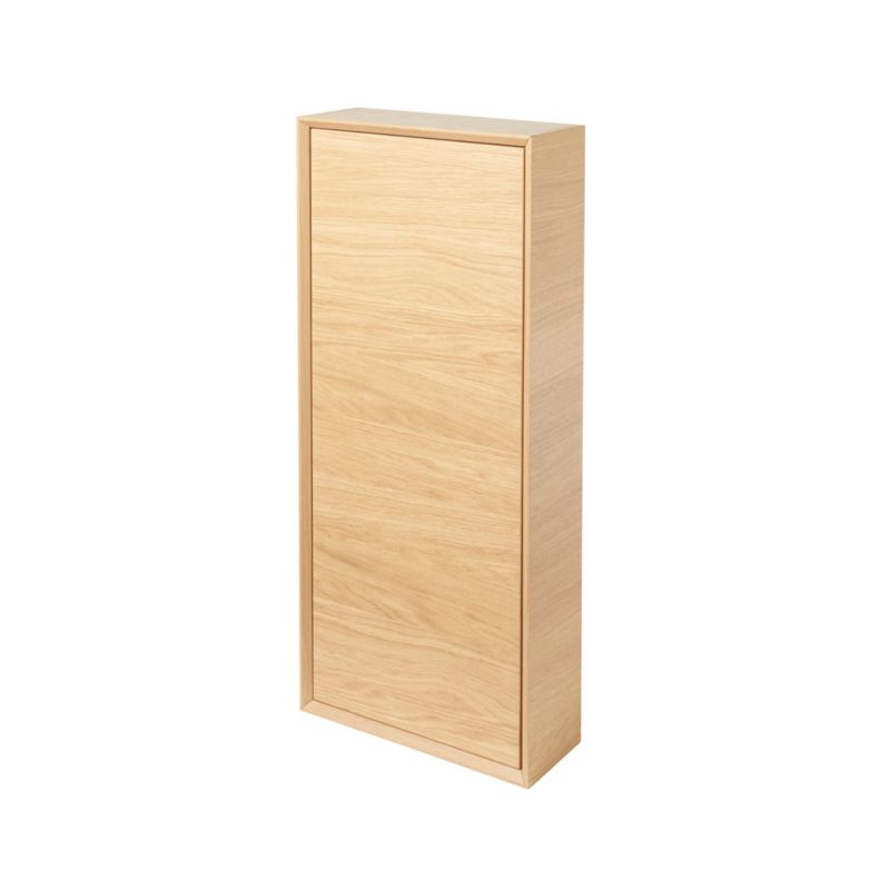 Væghængt skab Avela 40x90x15 cm Egetræsfiner