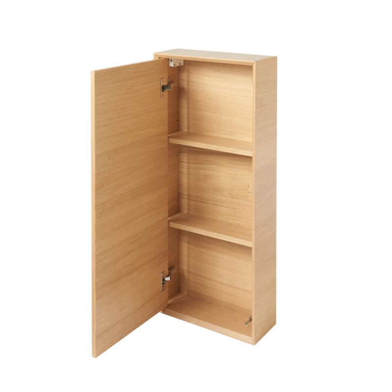 Væghængt skab Avela 40x90x15 cm Egetræsfiner