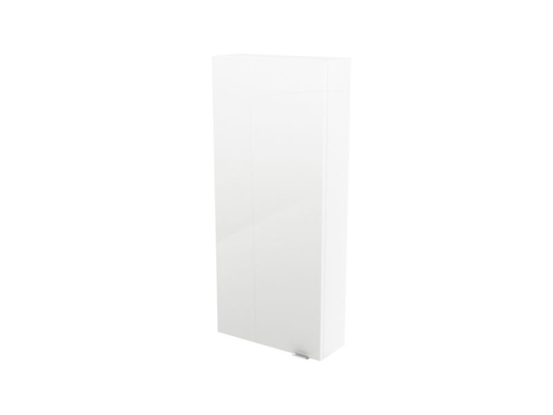 GoodHome Imandra væghængt skab 40 x 90 x 15 cm hvid