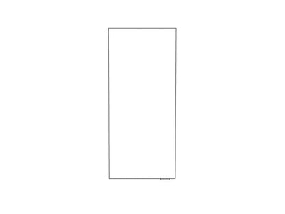 Væghængt Skab Imandra 40x90x15 cm Hvid