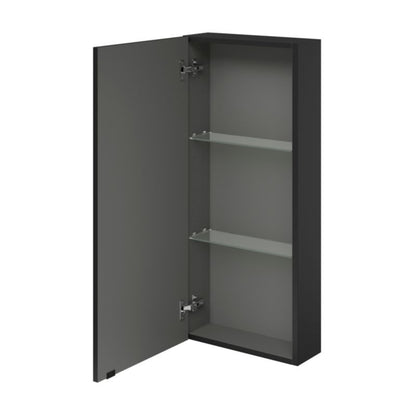 GoodHome Imandra væghængt skab 40 x 90 x 15 cm mat sort