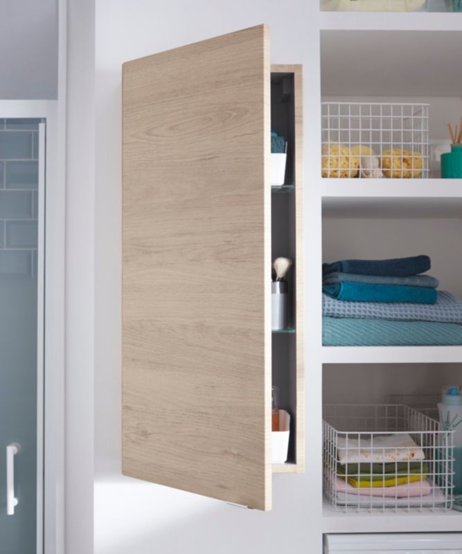 Væghængt skab GoodHome Imandra 40 x 90 x 15 cm egetræ
