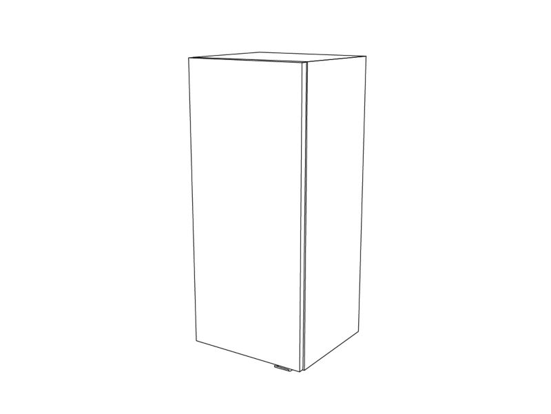 GoodHome Imandra væghængt skab 40 x 90 x 36 cm antracit