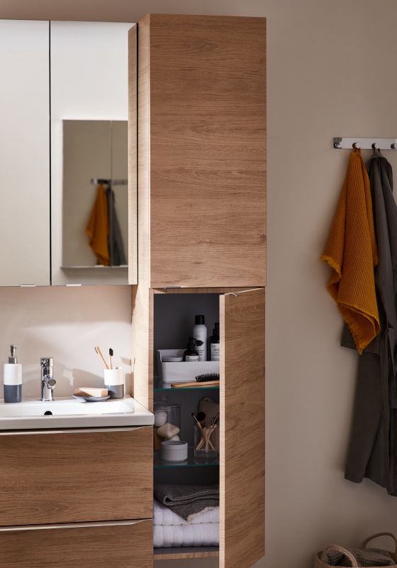Væghængt skab GoodHome Imandra 40 x 90 x 36 cm egetræ