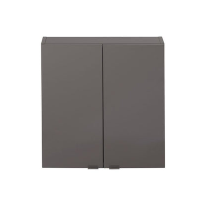 GoodHome Imandra væghængt skab 60 x 60 x 15 cm antracit