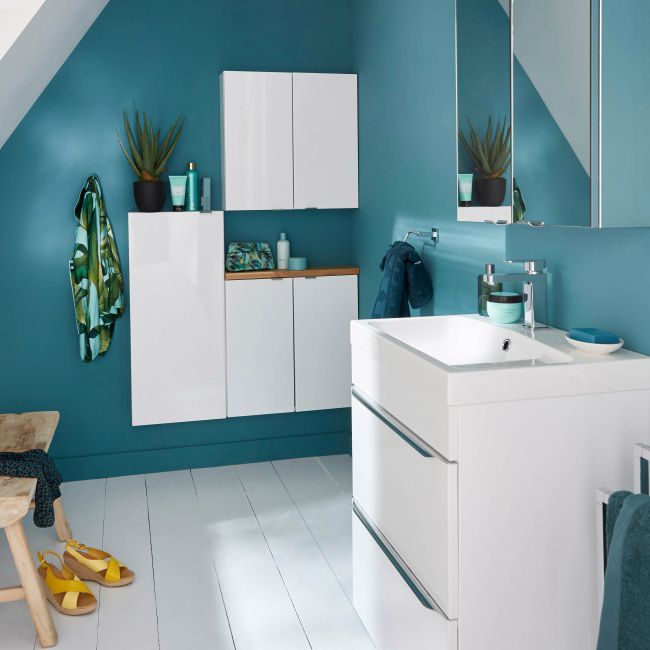 Væghængt skab GoodHome Imandra 60 x 60 x 15 cm hvid