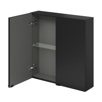 Vægskab Imandra 60x60x15 cm Sort Mat