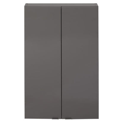 Vægskab 60 x 90 x 15 cm Antracit 2 Døre