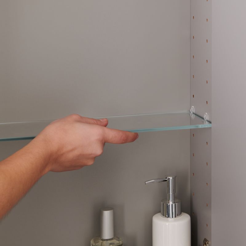 GoodHome Imandra væghængt skab 60 x 90 x 15 cm antracit