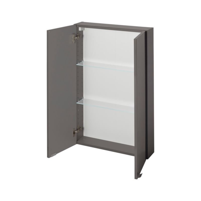Vægskab 60 x 90 x 15 cm Antracit 2 Døre