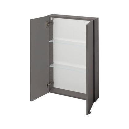 Vægskab 60 x 90 x 15 cm Antracit 2 Døre