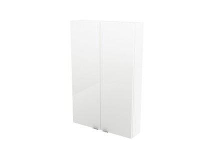 Hængeskab 60 x 90 x 15 cm Hvid Højglans