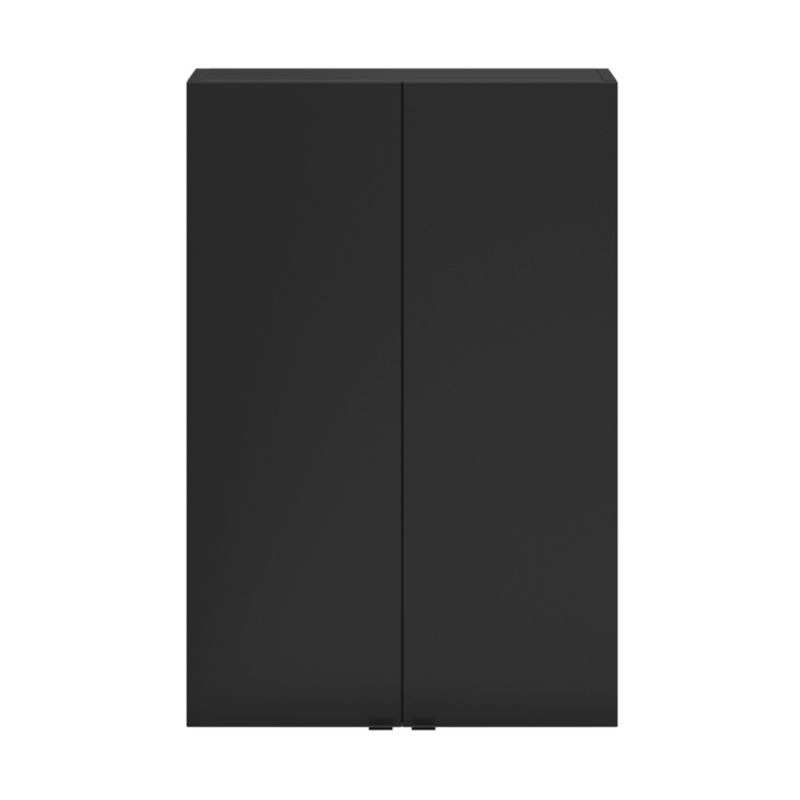 GoodHome Imandra væghængt skab 60 x 90 x 15 cm mat sort
