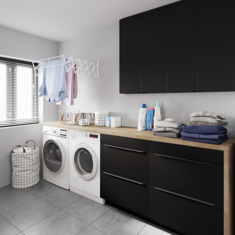Væghængt Skab Imandra 60x90x15 cm Mat Sort | 5059340393100